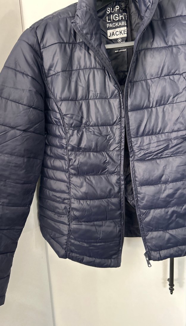 Fermuarlı Lacivert Kadın Ceket - Görsel 2