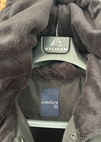 Kürklü Siyah collezıone Kadın Mont - Görsel 2