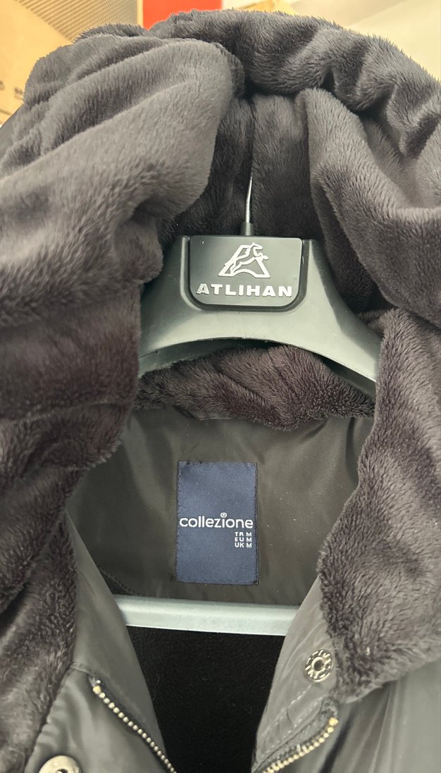 Kürklü Siyah collezıone Kadın Mont - Görsel 2