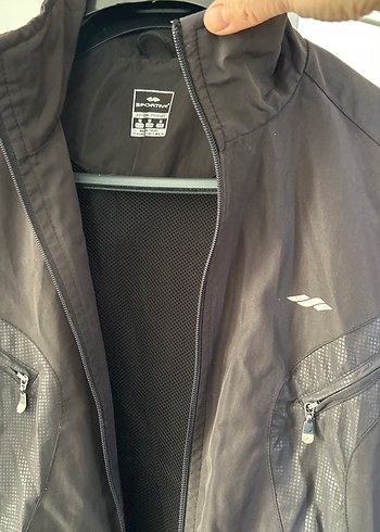 Erkek Siyah Fermuarlı Rüzgarlık - Görsel 2