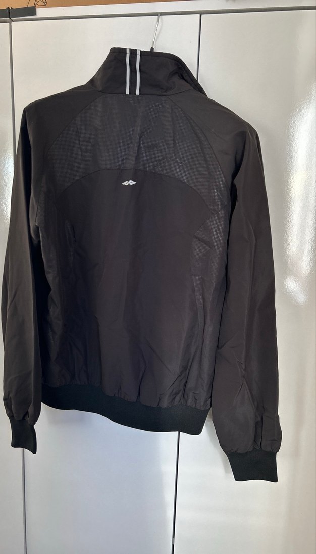 Erkek Siyah Fermuarlı Rüzgarlık - Görsel 5