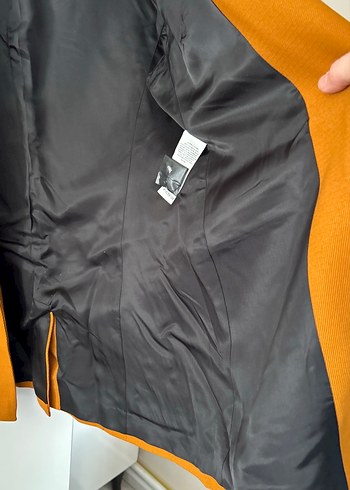 Düğmeli Kadın kumas Blazer Ceket - Görsel 5