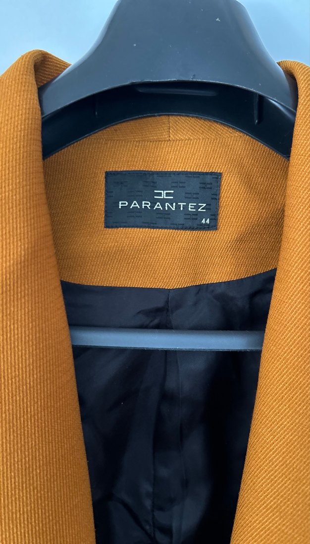 Düğmeli Kadın kumas Blazer Ceket - Görsel 4