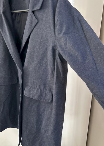 Kot rengiDenim Kadın Ceket - Görsel 3