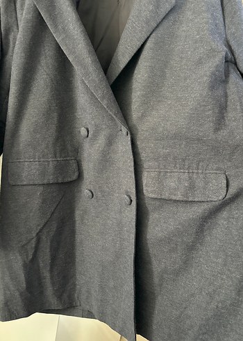 Kot rengiDenim Kadın Ceket - Görsel 4