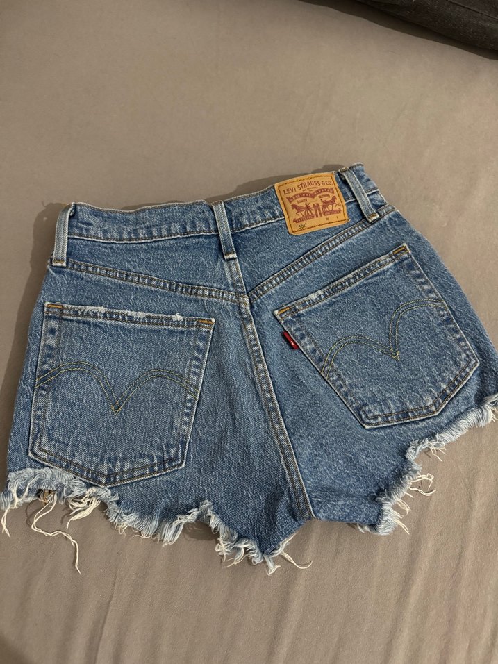 Levis 501 Kot Şort - Görsel 3