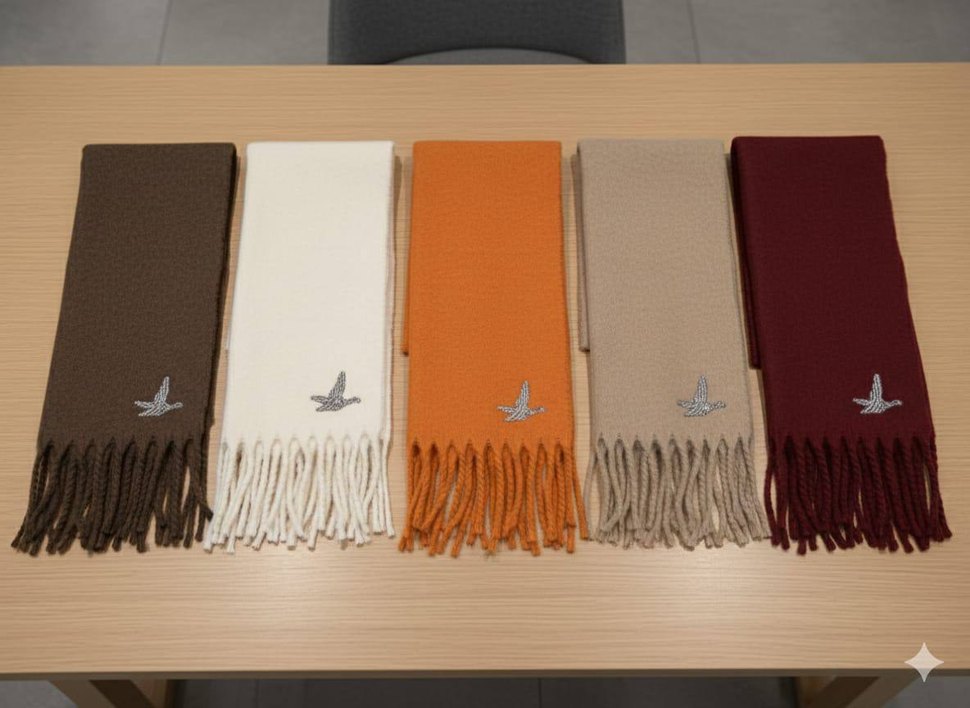 Püsküllü Kadın Bohem Atkı - Görsel 2