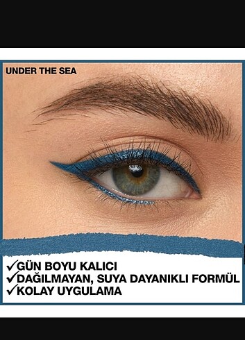 MAYBELLİNE su geçirmez göz kalemi 