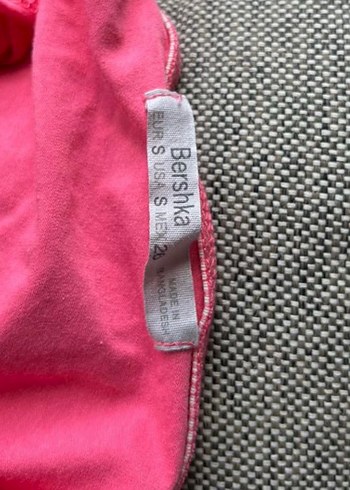 Bershka Pembe İnce Askılı body - Görsel 3