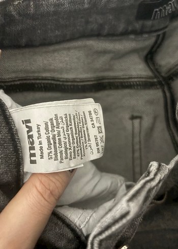 Mavi normal Kesim Kadın Denim Pantolon - Görsel 6