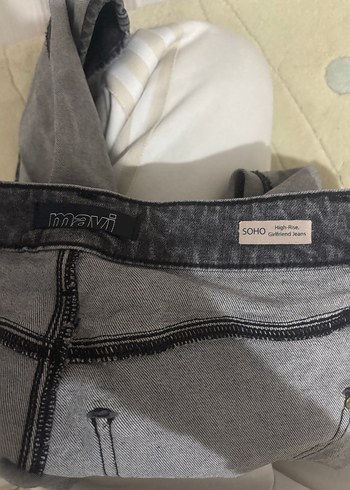 Mavi normal Kesim Kadın Denim Pantolon - Görsel 10