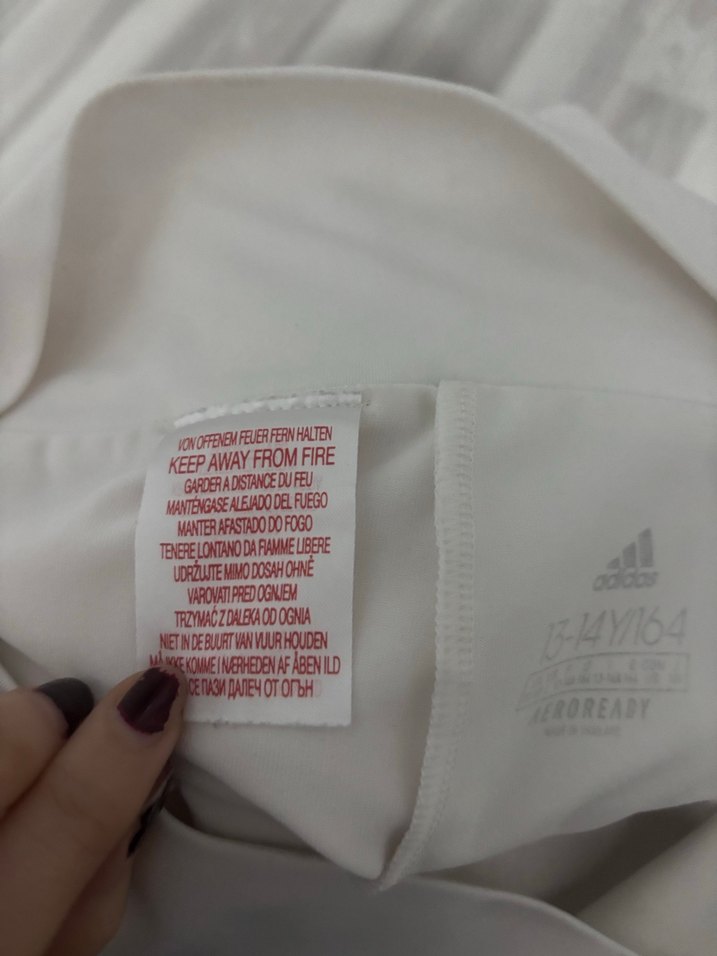 Beyaz Adidas Tenis Spor Mini Etek - Görsel 4