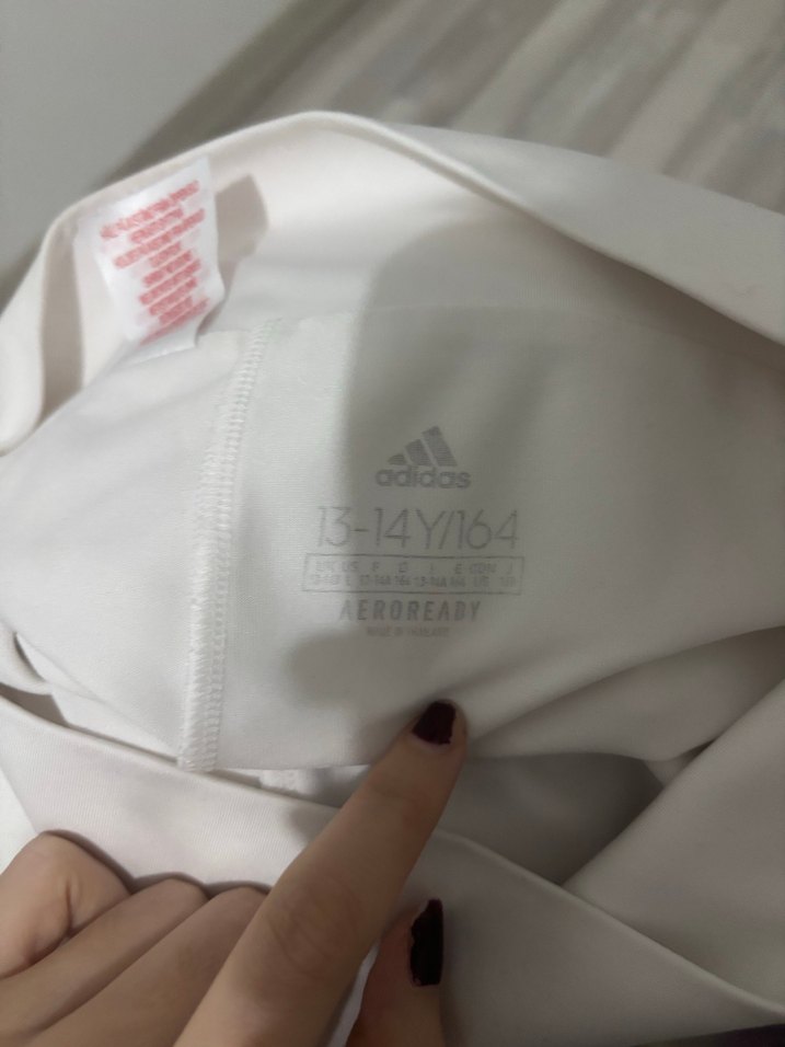 Beyaz Adidas Tenis Spor Mini Etek - Görsel 3