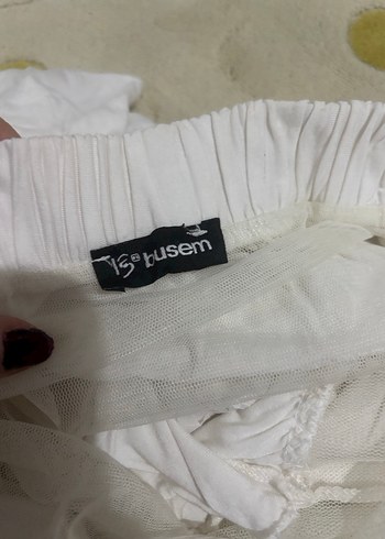 Dantel Detaylı Beyaz Mini Etek - Görsel 8