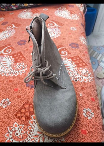 Deri Kahverengi Bağcıklı Erkek Bot - Görsel 5