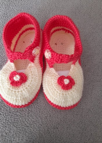 Renk Renk Bebek Örgü Patik - Görsel 7