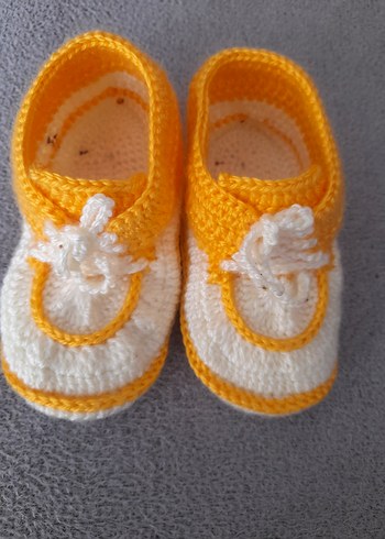 Renk Renk Bebek Örgü Patik - Görsel 5