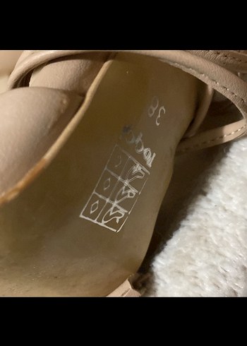 Bej Stiletto Topuklu Kadın Ayakkabı - Görsel 2