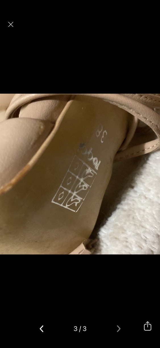 Bej Stiletto Topuklu Kadın Ayakkabı - Görsel 2