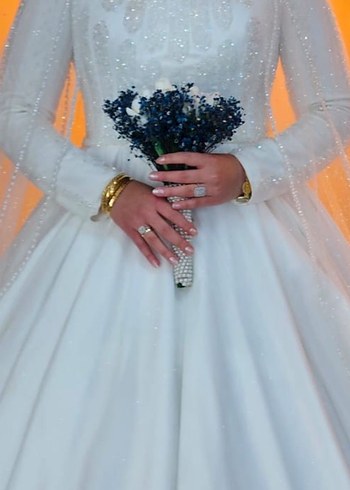 Özel dikim taşlı gelinlik - Görsel 5