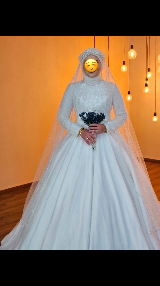 Özel dikim taşlı gelinlik - Görsel 2