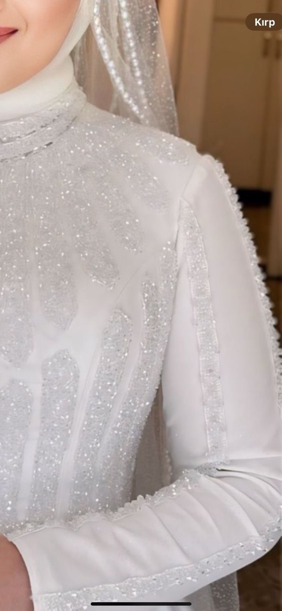 Özel dikim taşlı gelinlik - Görsel 4