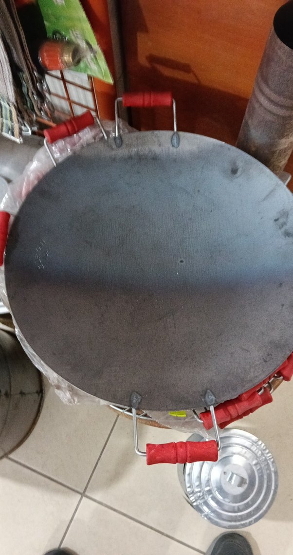 Gri Yuvarlak Tava - Görsel 3