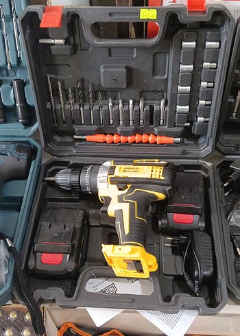 Sarı Kablosuz Matkap Seti - Görsel 3