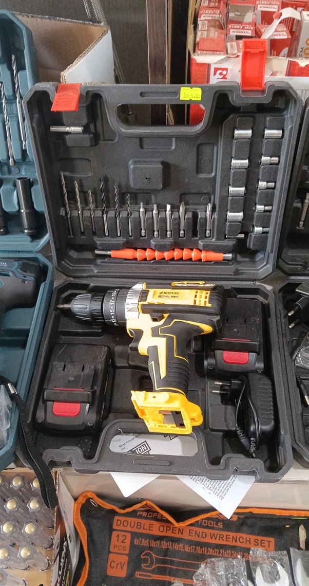 Sarı Kablosuz Matkap Seti - Görsel 3