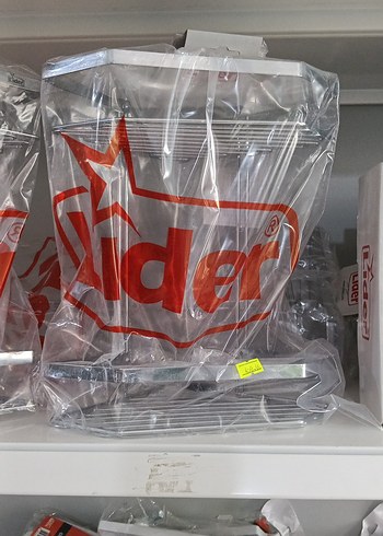 Kırmızı ve Gri Renkli Çatal Kaşık Kutusu - Görsel 2