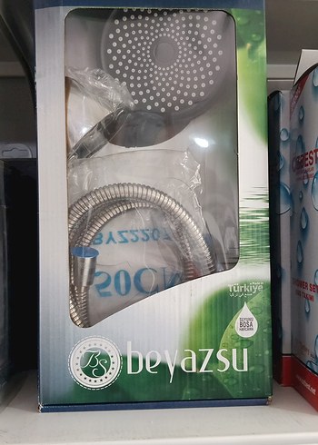 Beyazsu Lux Duş Seti Gri-Mavi - Görsel 3