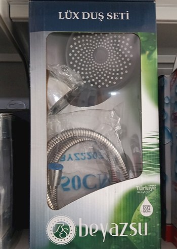Beyazsu Lux Duş Seti Gri-Mavi - Görsel 4