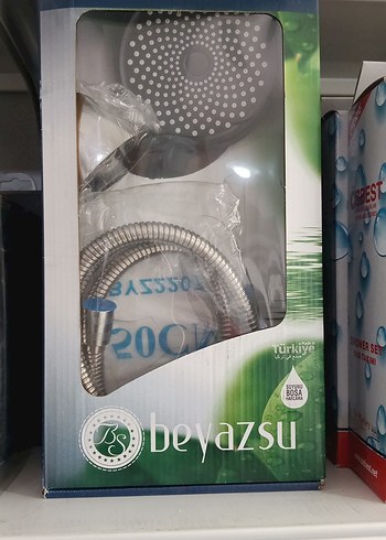 Beyazsu Lux Duş Seti Gri-Mavi - Görsel 2