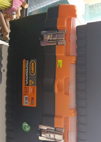 Turuncu Siyah Tokalı MAMO Profesyonel Valiz - Görsel 3