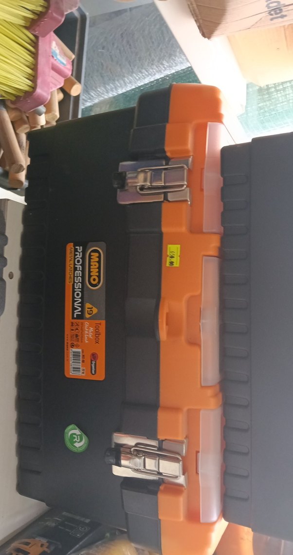 Turuncu Siyah Tokalı MAMO Profesyonel Valiz - Görsel 3