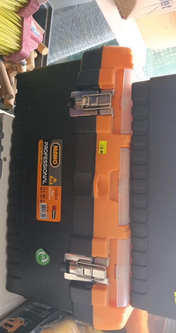 Turuncu Siyah Tokalı MAMO Profesyonel Valiz - Görsel 2