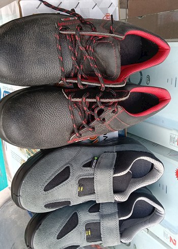 Gri Desenli Erkek Outdoor Ayakkabısı Velcro - Görsel 3