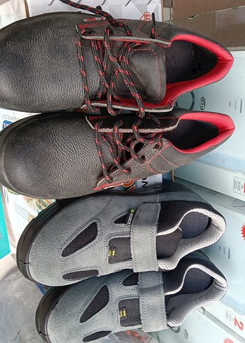 Gri Desenli Erkek Outdoor Ayakkabısı Velcro - Görsel 2