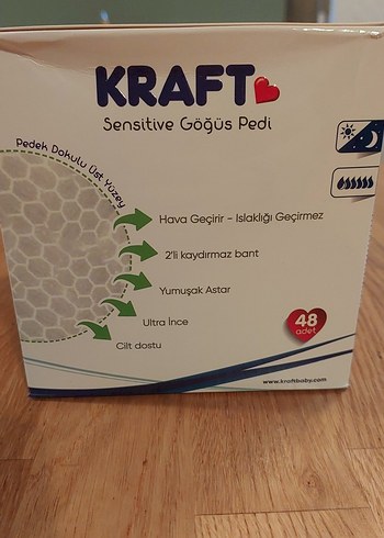 KRAFT Ultra İnce Emici Göğüs Pedi 48'li - Görsel 3