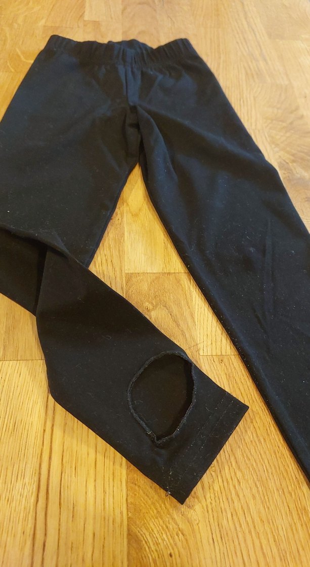 Siyah Kız Çocuk Jimnastik Tayt - Görsel 2