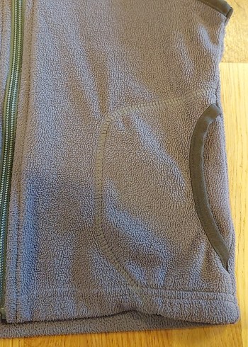 Gri Erkek Çocuk Fermuarlı Yelek - Görsel 5