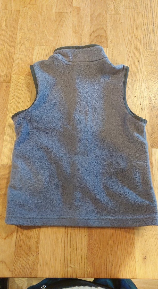 Gri Erkek Çocuk Fermuarlı Yelek - Görsel 2