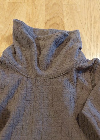 Antrasit Gri Erkek Çocuk Balıkçı Yaka Kar Sweat - Görsel 5