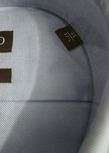 vakko Mavi uzun Kollu Düğmeli Erkek Gömlek - Görsel 4