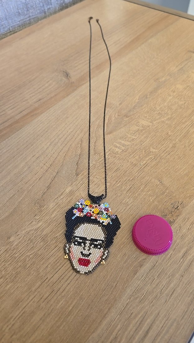 Renkli Boncuklu Uzun Kadın Kolye - Görsel 3