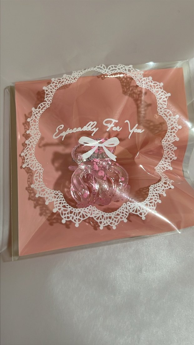 Dantel detaylı pembe bohem broş - Görsel 3