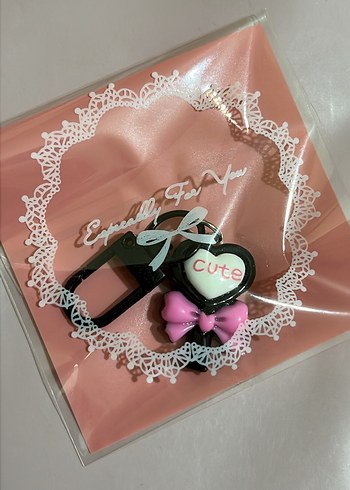 Pembe Dantel Detaylı Kadın Anahtarlık - Görsel 10