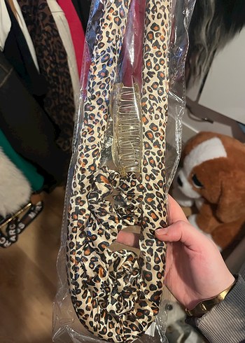 Leopar Desenli saç sosisi bigudi - Görsel 2