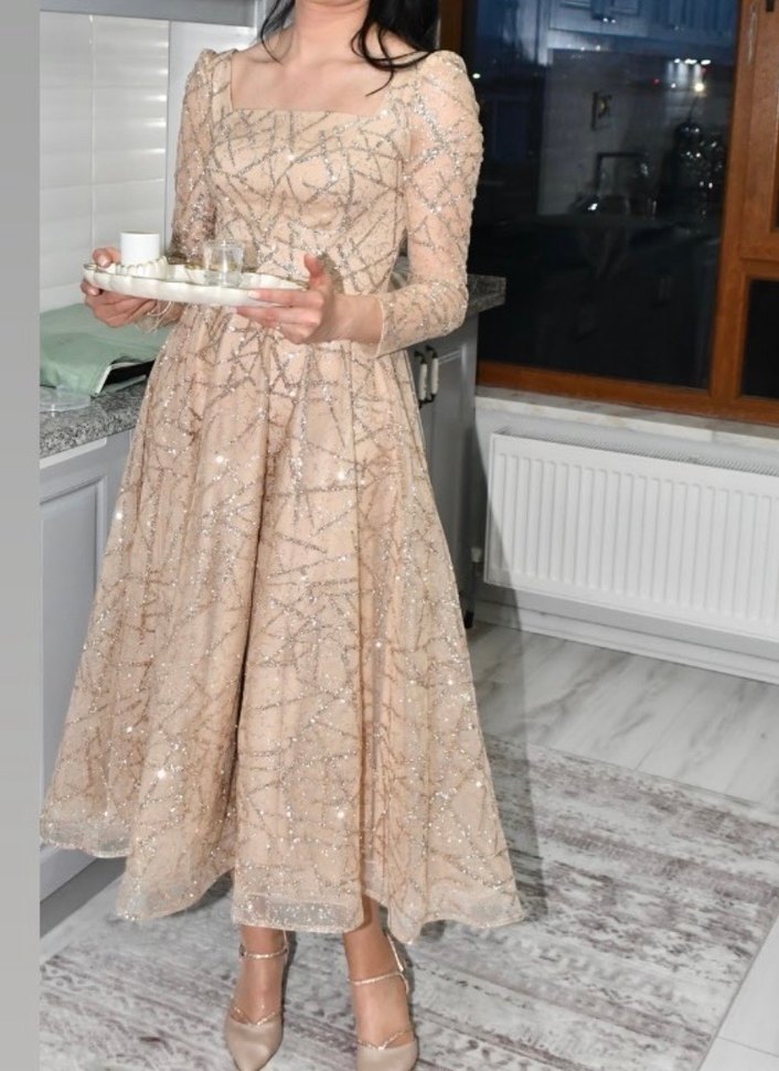 Işıl ışıl nişan elbisesi - Görsel 2