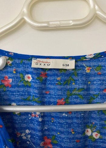 Oxxo marka V Yaka Uzun Elbise - Görsel 5